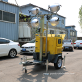 Portable trailer mobile light towers